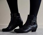 Ara high soft dames enkellaars maat 38 / 5 echt leer, Ophalen of Verzenden, Zo goed als nieuw, Zwart