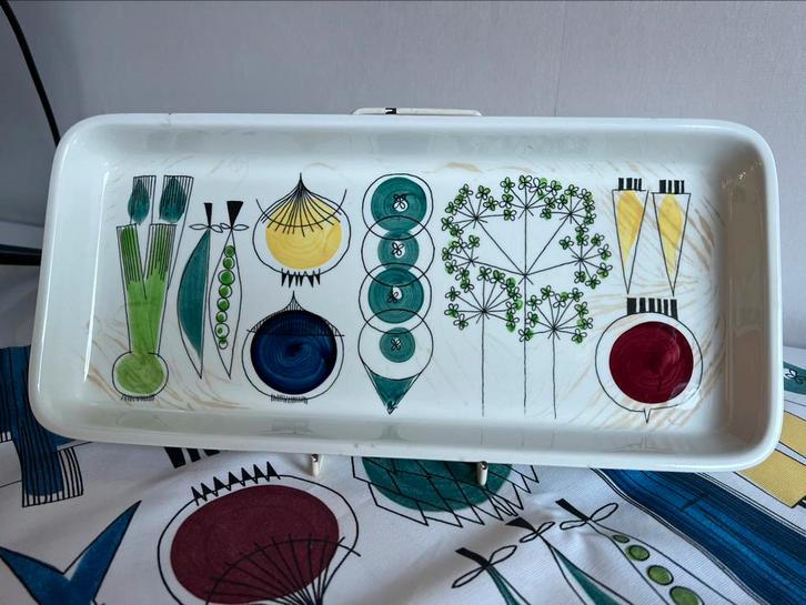 Vintage Groot Rörstrand Picknick Ovenschaal Marianne Westman, Antiek en Kunst, Antiek | Servies los, Ophalen of Verzenden
