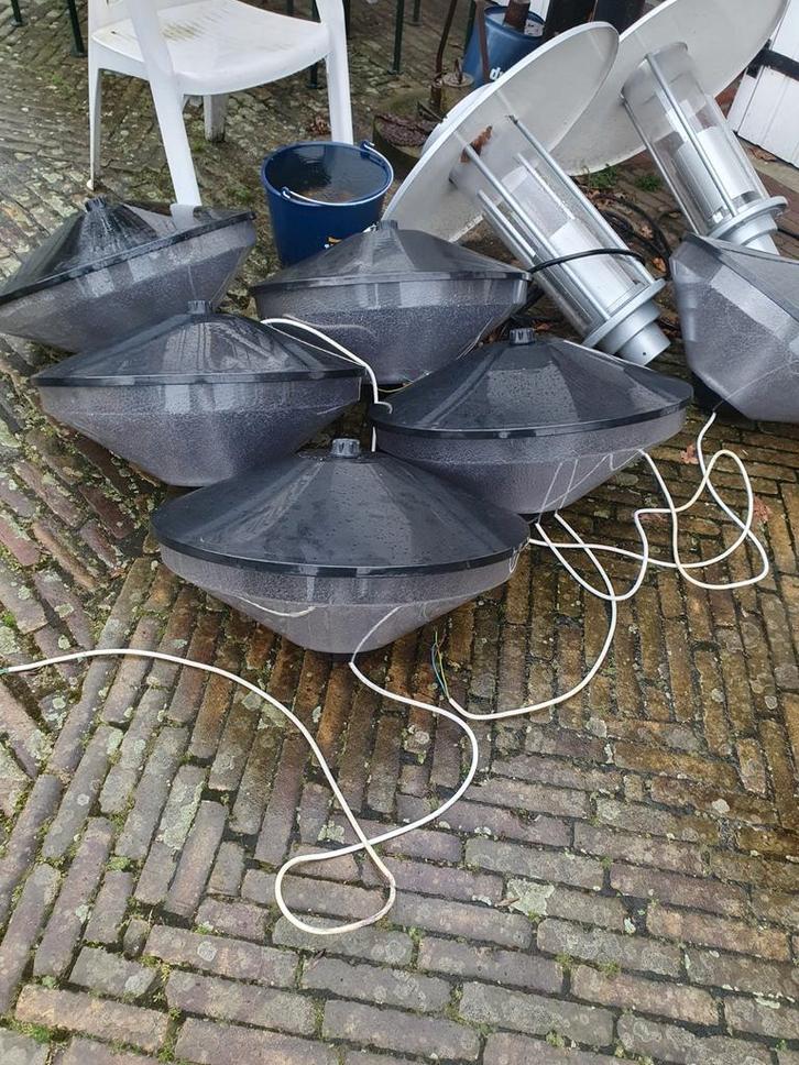 Partij paaltop kegel armatuur diamant LED + PLL Friso Kramer, Tuin en Terras, Buitenverlichting, Zo goed als nieuw, Staande lamp