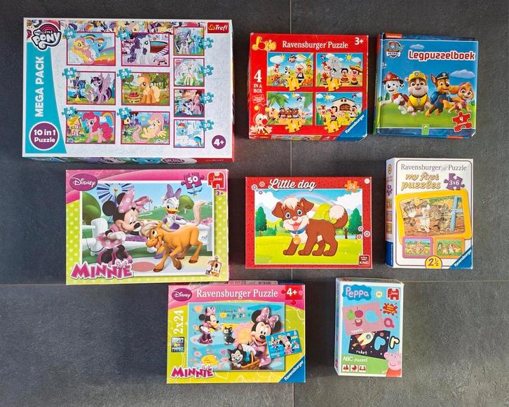 Verschillende nette kinderpuzzels. Mogen per stuk weg., Kinderen en Baby's, Speelgoed | Kinderpuzzels, Zo goed als nieuw, 2 tot 4 jaar