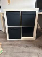 Kast met 4 schappen + opvouwbare manden, Huis en Inrichting, Ophalen, Met plank(en), Kunststof, Gebruikt