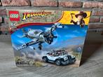 Lego 77012 Fighter Plane Chase Indiana Jones, Ophalen of Verzenden, Nieuw, Complete set, Lego