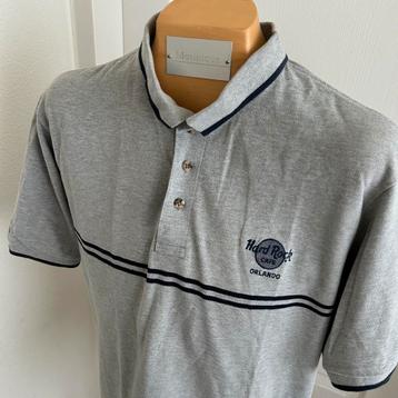 Prachtig Hard Rock Café Orlando polo shirt maat L grijs beschikbaar voor biedingen