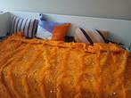 Marokkaanse Plaid - Oranje Deken, Huis en Inrichting, Stoffering | Tapijten en Kleden, 100 tot 150 cm, Marokkaans, Ophalen of Verzenden