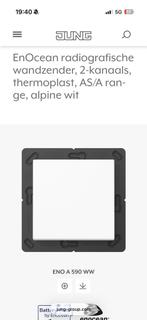 JUNG EnOcean draadloze wandschakelaar ENO A 590 WW - Nieuw, Doe-het-zelf en Verbouw, Elektra en Kabels, Ophalen of Verzenden, Nieuw