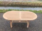 Duurzame teakhouten tuintafel, 180x100, als NIEUW, Ophalen, Zo goed als nieuw, Ovaal, Teakhout