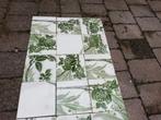 40 st Prachtige mix antieke wandtegels zachtgroen 195x45cm, Ophalen