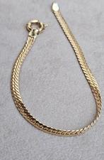 Prachtige gevlochten 14k gouden armband