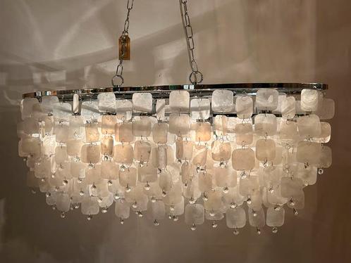 Sale ! Van 995,- nu 495,- capiz schelpen hanglamp parelmoer, Huis en Inrichting, Lampen | Hanglampen, Ophalen of Verzenden