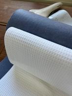 Witte Katoenen Wafelstof - Baby/Peuter, Hobby en Vrije tijd, Stoffen en Lappen, 120 cm of meer, Wit, Ophalen of Verzenden, Katoen