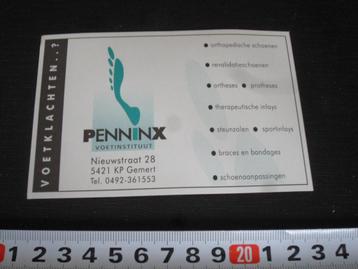 sticker Gemert PENNINX voetinstituut  beschikbaar voor biedingen