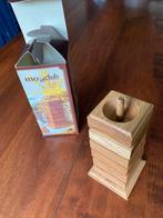 Eierdopjes set Meubelfabriek Oisterwijk eikenhout, Huis en Inrichting, Ophalen of Verzenden, Zo goed als nieuw