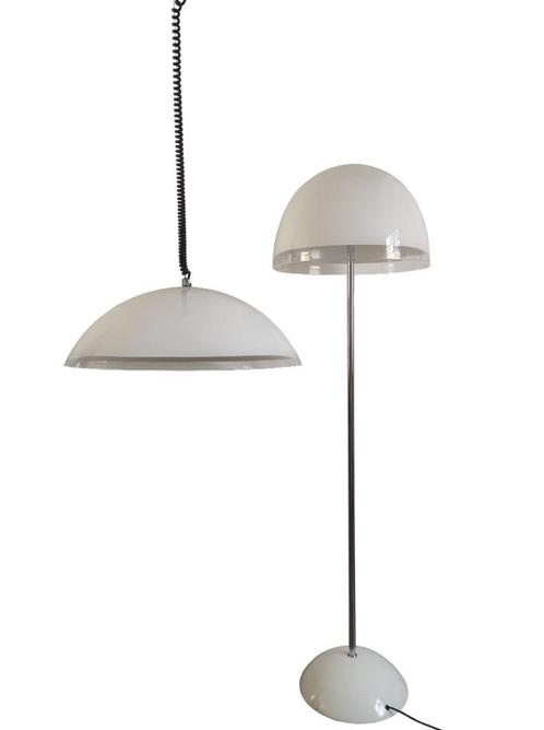 Geweldige zeldzame vintage Guzzini design Baobab vloerlamp, Huis en Inrichting, Lampen | Vloerlampen, Gebruikt, 150 tot 200 cm