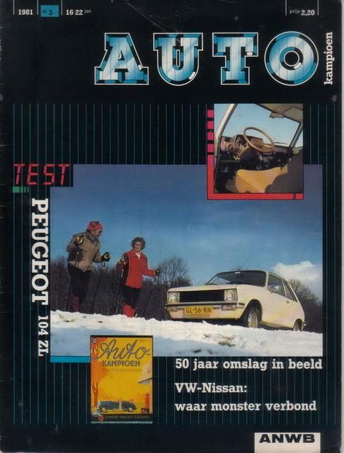 Autokampioen 3 1981 : Saab 900 - Peugeot 104 ZL, Boeken, Auto's | Folders en Tijdschriften, Gelezen, Algemeen, Ophalen of Verzenden