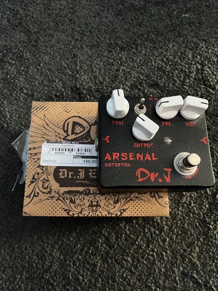 Dr. J Arsenal Distortion Pedaal, Muziek en Instrumenten, Effecten, Zo goed als nieuw, Distortion, Overdrive of Fuzz, Ophalen of Verzenden