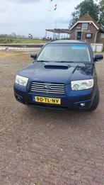 Subaru Forester 2.5 XT AWD AUT 2006 Blauw, Beige, 4 cilinders, 2000 kg, Blauw