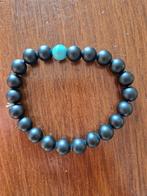 Dames heren armband met edelsteen turkoois, Overige materialen, Zwart, Nieuw, Ophalen of Verzenden