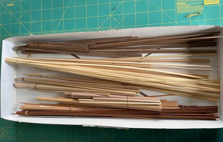 Partij Modelbouw Hout - Latjes & Rondhout, Hobby en Vrije tijd, Modelbouw | Boten en Schepen, Nieuw, Ophalen of Verzenden