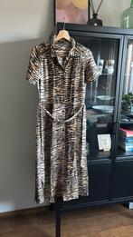 Lange tijgerprint jurk king louie met zakken, Maat 38/40 (M), Bruin, Ophalen of Verzenden, Zo goed als nieuw