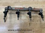 Brandstofrail BMW E90 E91 N46 MOTOR MET INJECTOR 7506158, Ophalen of Verzenden, Gebruikt, BMW