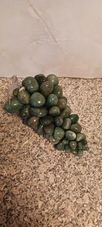 KUNST DRUIVENTROS VAN MALACHIETSTENEN DIEPE GROENE KLEUR, Ophalen of Verzenden