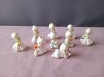 porseleinen kinder beeldjes baby kinderen bloemen meisjes, Ophalen of Verzenden, Zo goed als nieuw, Mens