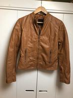 Bruin jasje polyester / kunstleder maat m 38/40, Maat 38/40 (M), Bruin, Ophalen of Verzenden, SP