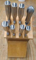 8 delige sola messenset, Ophalen of Verzenden, Gebruikt, Rvs of Chroom