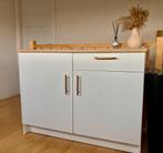Ikea KNOXHULT Keukenkast 120 cm onderkast met deuren en lade, Huis en Inrichting, Ophalen, Gebruikt, 100 tot 150 cm, Wit