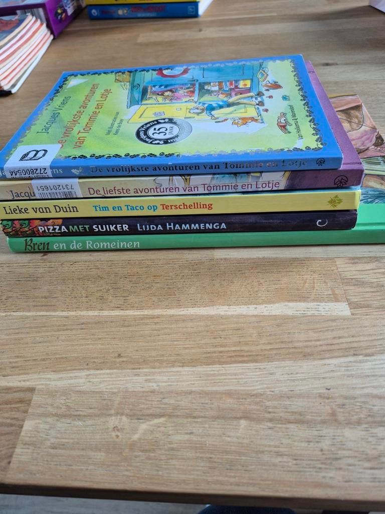Boekenpakket Tommie & Lotje, Tim & Taco, Pizza met Suiker, Ophalen, Gelezen, Jacques Vriens, Lieke van Duin, Lida Hamminga, Fictie algemeen