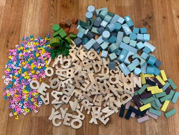 Houten blokken letter cijfers little dutch anna & clara beschikbaar voor biedingen