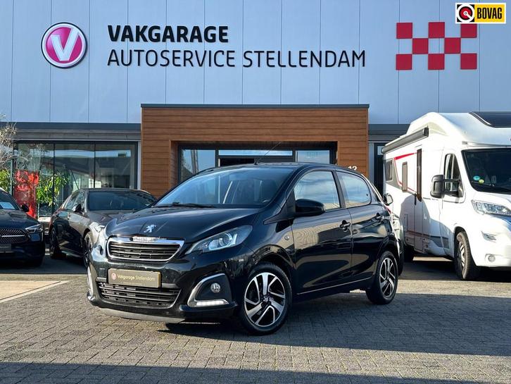 Peugeot 108 1.2 VTi Allure|5-Deurs|Bluetooth|Lichtmetalen Ve, Auto's, Peugeot, Bedrijf, Te koop, ABS, Airbags, Airconditioning