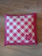 Lief! Lifestyle Sierkussen Ruit, Huis en Inrichting, Woonaccessoires | Kussens, Ophalen of Verzenden, Zo goed als nieuw, Roze
