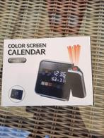 Wekker radio met color screen voor op de muur., Witgoed en Apparatuur, Wekkers, Ophalen of Verzenden, Nieuw