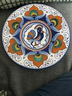 Mooi bord met haan - Onbeschadigd!, Antiek en Kunst, Antiek | Wandborden en Tegels, Ophalen