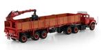 WSI SCANIA L110 TORPEDO + KLASSIEKE STENENTRAILER - SEVERS, Hobby en Vrije tijd, Modelauto's | 1:50, Wsi, ., Nieuw, Ophalen of Verzenden