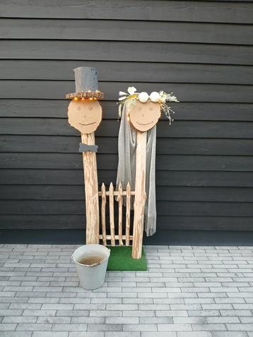 Decoratie trouwdag bruid en bruidegom feest party beschikbaar voor biedingen