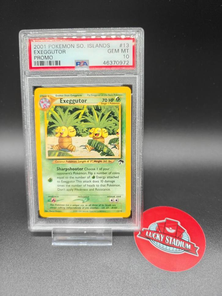 Pokemon Southern Island Exeggutor PSA 10, Hobby en Vrije tijd, Verzamelkaartspellen | Pokémon, Zo goed als nieuw, Losse kaart