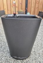 Lechuza Deltini 14 (Antraciet metallic) - Plantenbak, Kunststof, Gebruikt, Minder dan 30 cm, Minder dan 60 cm