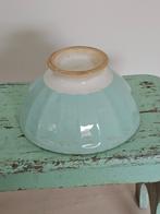 Oude brocante spoelkom mintgroen , vintage, Antiek en Kunst, Ophalen of Verzenden