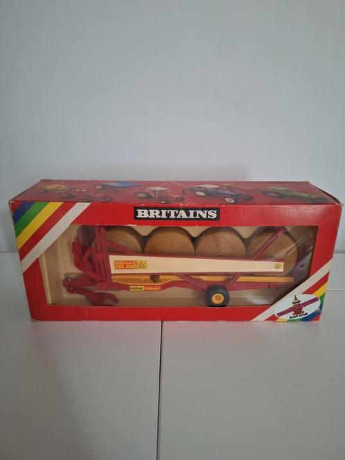 Britains Farm Krone Balenwagen in Doos, Hobby en Vrije tijd, Modelauto's | 1:32, Zo goed als nieuw, Tractor of Landbouw, Britains