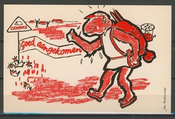 Humor Goed aangekomen Nostalgie Ansichtkaart f-85a jdu, Verzamelen, Ansichtkaarten | Themakaarten, Ongelopen, 1960 tot 1980, Overige thema's