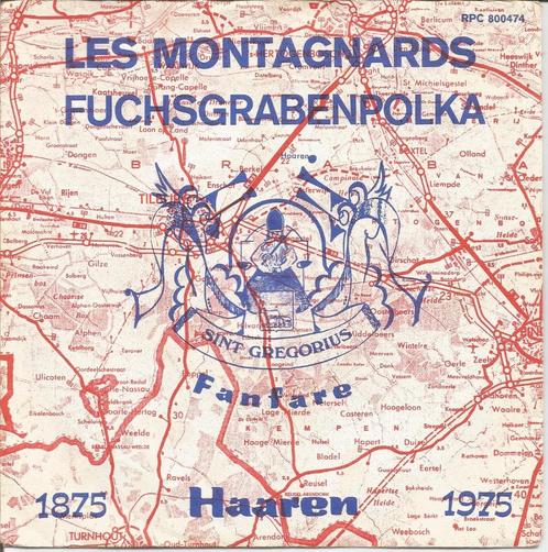 Fanfare St. Gregorius Haaren - Les Montagnards (1975), Cd's en Dvd's, Vinyl | Nederlandstalig, Gebruikt, Streekmuziek, Overige formaten
