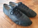Zwarte leren jazzdansschoenen - Maat 35, Zwart, Dansschoenen, Ophalen of Verzenden, Gedragen