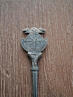 Oud verzilverd lepeltje Jaarbeurs van het Oosten, Antiek en Kunst, Antiek | Bestek, Ophalen of Verzenden