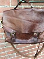 Leren tas., Sieraden, Tassen en Uiterlijk, Tassen | Schoudertassen, Ophalen of Verzenden, Bruin
