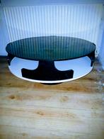 Retro vintage space age salontafel, Huis en Inrichting, Tafels | Salontafels, Ophalen, Gebruikt, 50 tot 100 cm, Rond