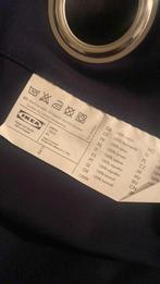 Blauw ringen gordijn  nieuw 150 breed 290 hoog, 100 tot 150 cm, Ophalen of Verzenden, Zo goed als nieuw, 200 cm of meer