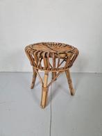 Vintage franco albini rotan bamboe krukje design., Gebruikt, Onbekend, Ophalen of Verzenden, Onbekend