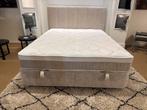 Boxspring/Baza met opbergruimte 160cm Direct/leverbaar E7171, Huis en Inrichting, Beige, Ophalen of Verzenden, Mwonenenslapen